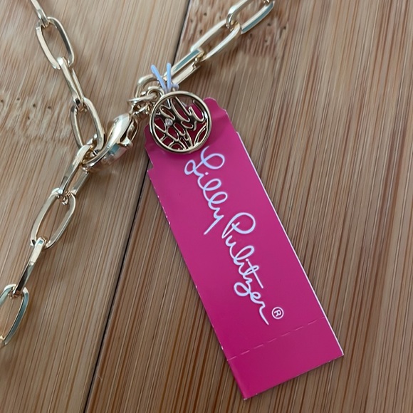 Lily Pulitzer High Tides Good Vibes Necklace - Picture 7 of 8